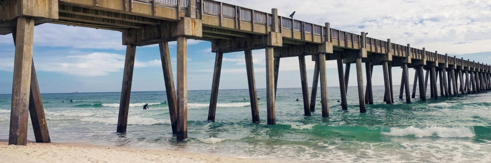 Jetée de Pensacola Beach